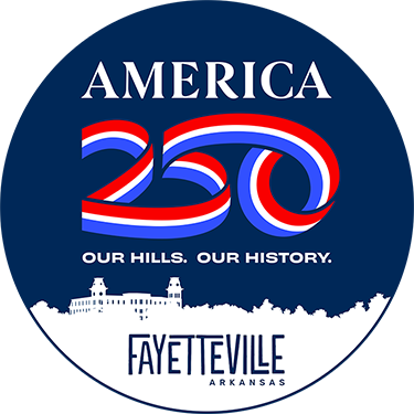 Fayetteville - America's 250 Logo
