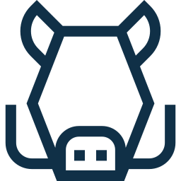 Wild hog icon