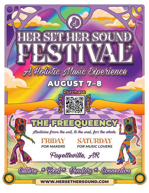 Her Set Her Sound 2026 Festival Poster
