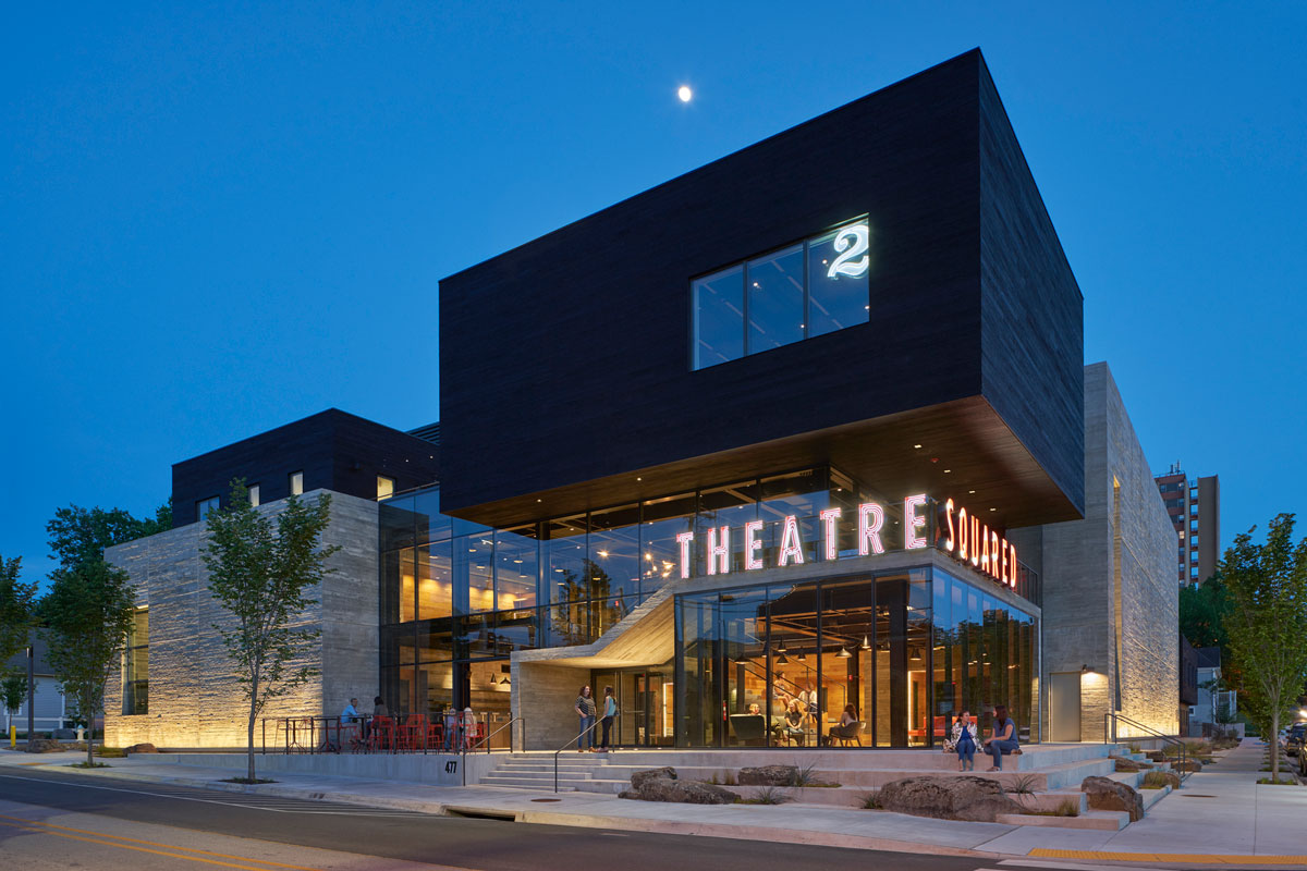 TheatreSquared in downtown Fayetteville, Arkansas