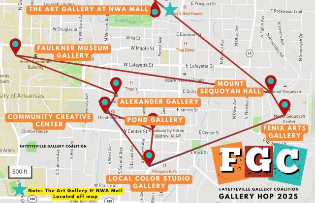 gallery hop map