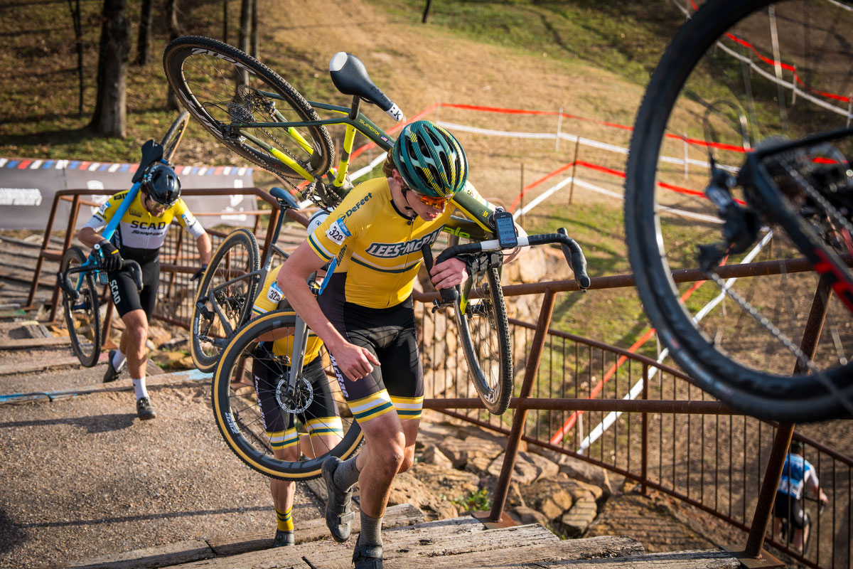 Cyclocross Nationals 2025 climbing