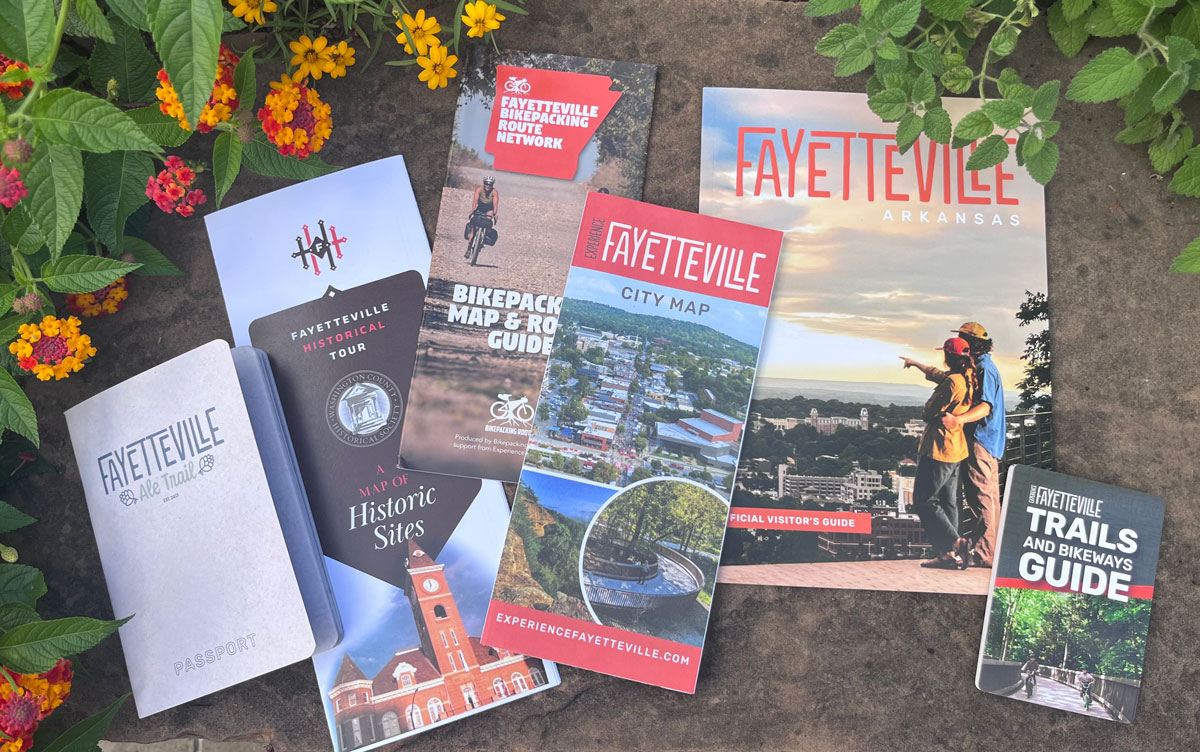 various guides for Fayetteville, Arkansas