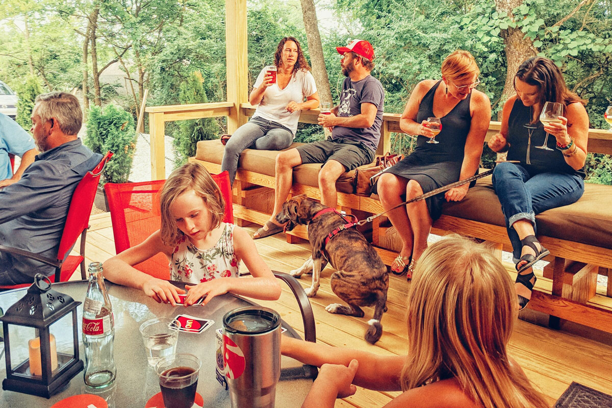 Crisis Brewing patio