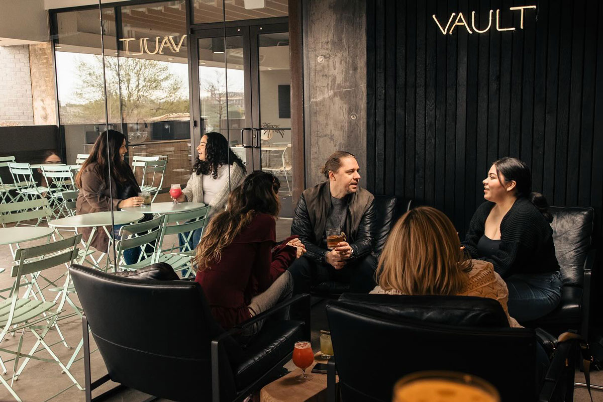 Happy Hour at Vault Bar in Fayetteville, Arkansas