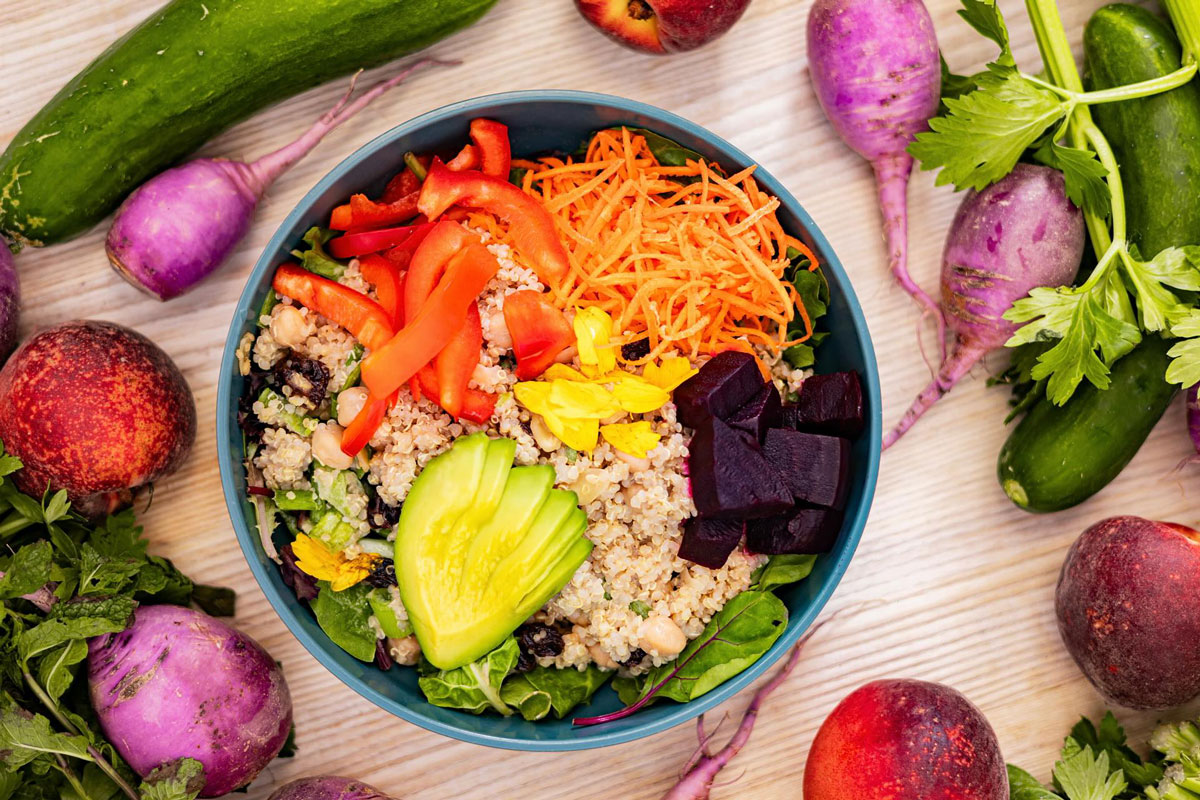 Quinoa Bowl at The Daily Beet