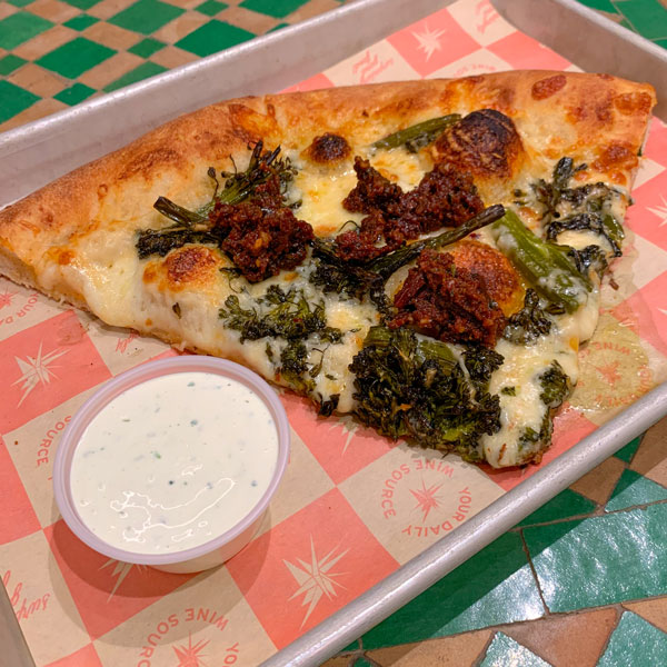 Pizza at The Meteor