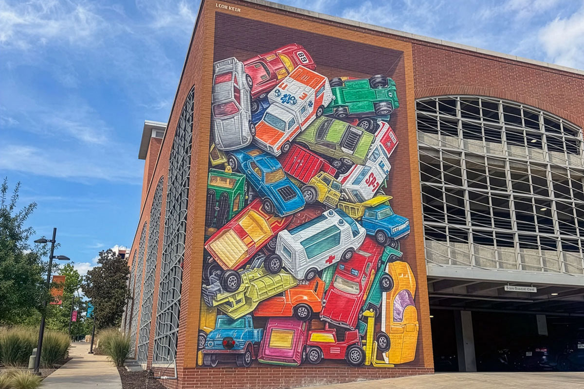 Leon Keer Library mural