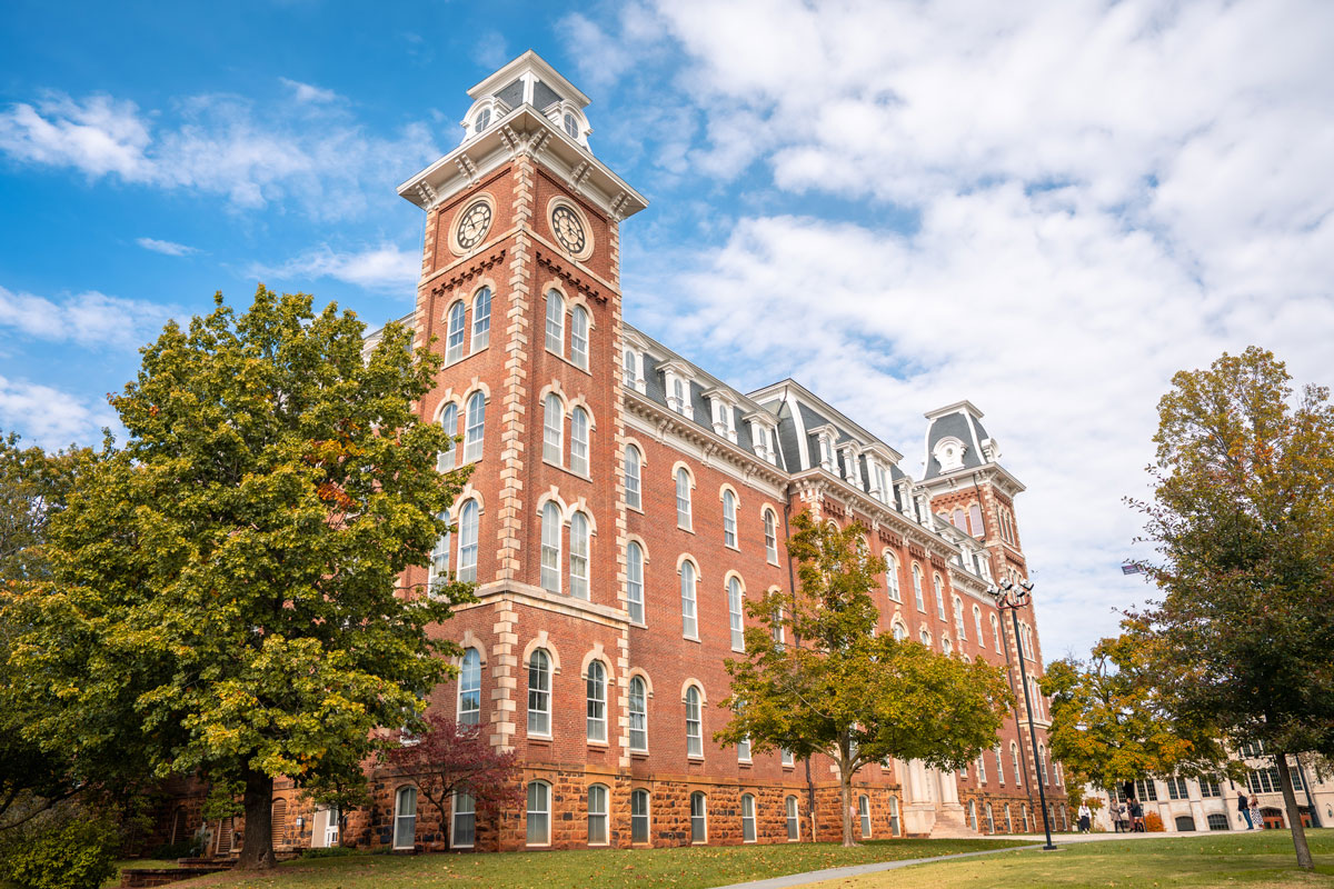 Old Main on the University of Arkansas campus