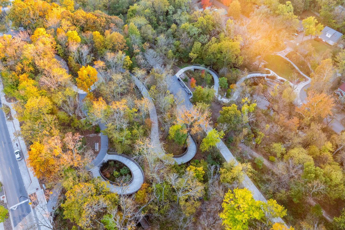 Razorback Greenway in The Ramble Fayetteville, Arkansas