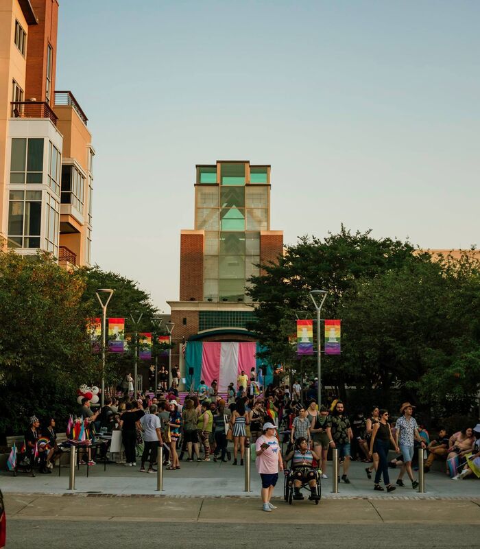 fayettevilletowncenter nwa pride fayetteville arkansas trans rally