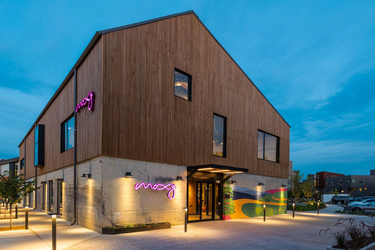 The Moxy Hotel in Fayetteville Arkansas